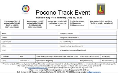 2025 July Pocono Raceway Track Event